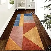 Contemporary Hallway Narrow Runner Rugs, 1m 150cm 2m 2.5m 300cm 3.5m 400cm 4.5m 5m 6m Non-Slip Washable Very Long Hallway Runner Carpet for Kitchen Hall Stairs Corridor Entryway (Size : 2ft×3.3ft/60×