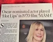 OBITUARY 1937 - 2022 SALLY KELLERMAN HOT LIPS MASH THE PLAYER ACTRESS