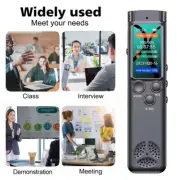 Digital Lecture HD Voice Recorder Dictaphone Audio Player Sound Recording Device