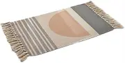 RHAIYAN Weave Bohemian Rugs and Mandala Carpets Compatible with Home Living Room Soft Tassel Home Carpets Table Runner Door Mat Home Decor Specific (Color : As Shown)