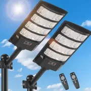 Solar Street Light Outdoor, 30000LM 6500K Waterproof Motion Sensor LED Solar ...
