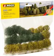 N Scale Scenery - 32502 - Deciduous Trees, 4 - 6.5cm - 25 Pieces