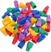CONGARTENO 100pcs Ethernet Boot Connector Boots for Cables Easy to Install Cable Cover Versatile Network Management