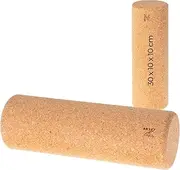 ARTZT vitality Cork Fascia Roller | Fascia Massage Roller Made of 100% Cork | Sustainable and Antibacterial | Roller for Fascia Massage | Cork Roller Made in Portugal Beige, 30 x 10 cm
