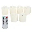 Flickering Flameless Votive Candles with Remote Timer, Battery Operated LED6252