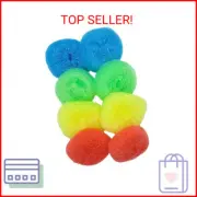 Round Non-Scratch Nylon All Surface Dish Scouring Pads - Random Colors (8 Pad Pa