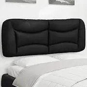 Generic Headboard Cushion Black 137 cm Double Faux Leather,Furniture,Beds & Accessories,Headboards & Footboards
