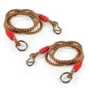 2Pcs Adjustable Swing Ropes 1.8m Tree Hanging Strong Ropes Perfect FA