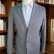 NWT Banana Republic Herringbone Blazer 44R Tailored Fit Cotton