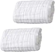 SUPVOX Newborn Blanket Set Layer Ultra Soft Cotton Belly Wrap Bath Towel Non-Pilling Breathable Quick Dry