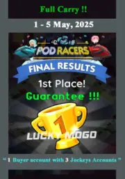 POD RACERS Tycoon racers event 1st PLACE Guaranteed WIN Monopoly- 1-5 May 2025