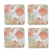 Sanders Multi Square Coaster Set of 4