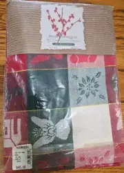 Natural Impressions XMAS 99% Cotton Tablecloth La Jacquard 52"x 70" Oblong