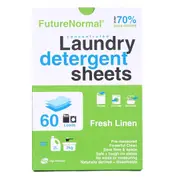 Future Normal Laundry Detergent Fresh Linen - 60 sheets