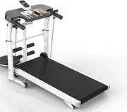 Treadmill Incline Foldable Adjustable Speed Fitness Weight Loss Exercise Equipment for Home and Office Shock Running Supine T-wisting Draw Rope