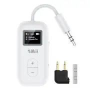 SafeFly Dual | Bluetooth 5.3 Adapter Bluetooth Transmitter w/Screen for