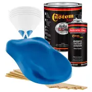 HOT ROD FLATZ True Blue Firemist Gallon Kit URETHANE Flat Auto Car Paint Kit