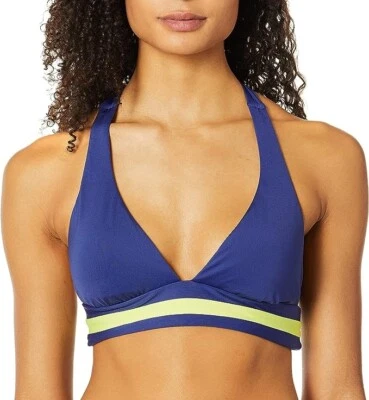 Seafolly Women's Halter Bikini Top, Blue Opal, 12