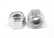1/4-20 Coarse Grade 8 Nyloc (Nylon Insert Locknut) with Flange Yellow Zinc