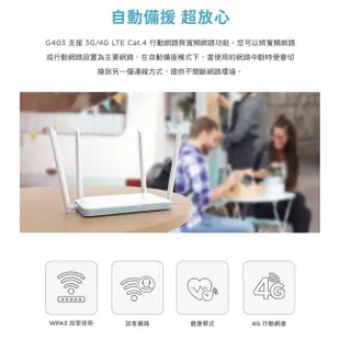 台灣設計製造 D-Link G403 G415 4G 路由器 wifi分享器 4Gwifi分享器 三年保固 M953