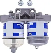 Universal Tractor Dual Fuel Filter Assembly C5NE9165B EBPN9N166AA for Ford Tractors 2000, 3000, 4000, 5000, 6600, 7700, John Deere, Massey Ferguson