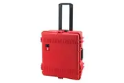HPRC 2700W Wheeled Hard Case Waterproof Camera Tool Empty Carry Bag Red