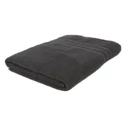 1x Charcoal 160cm x 90cm Cotton Bath Sheet Large Jumbo Soft Luxury Towels