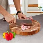 Round Chopping Board Kitchen Gadget Cheese Board for Fruits Vegetables Bread