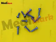 2.0mm Mini Maxillofacial Cross head 5 to 16mm Titanium Grade 5 100 pcs