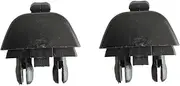 fhtpr Sun Visor Support Clip,Fit For VW,Fit For Passat, B7 Polo 6R GTI Up,Fit For Skoda, Rapid Citigo,Fit For SEAT, MII 6R0857561 Gray Black Beige Hook Retainer Car Visor Retaining Clip(Black 2Pc