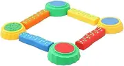 8 Piece Stepping Stones for Kids, Balance Blocks, Max Load 220LBS, Obstacle Course Outdoor or Indoor, Promote Children's Coordination Strength/7605