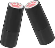 Parliky 2Pcs Golf Ball Stamper Tool Portable Marking Stamp with Eye Catching Design for Identification Convenient for Learners and Enthusiasts Durable Material