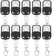 Lyntamy 10 Pcs Garage Door Remote Control 433Mhz for Car Garage Door Gate Cloning Remote Control Key