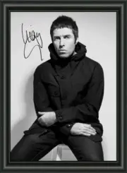 LIAM GALLAGHER OASIS - A4 SIGNED PHOTO POSTER - HIGH GLOSS PRINT