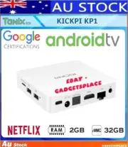 ✅Tanix KICKPI KP1 TV Box ATV Android TV DDR4 2GB 32GB Wifi Netflix Disney+ Stan
