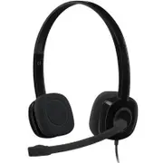 Logitech H151 Stereo Headset Light Weight Adjustable Headphones With.Wp