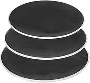 ifundom 3pcs Double Layer Silent Mesh Drum Heads Replacement Mute Drum for Noise Reduction