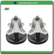 2pcs Spindle Assembly W/Pulley Bolt For Troy Bilt MTD 618-06991 918-06991