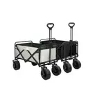 Lambu Garden Camping Trolley Outdoor Garden Wagon Cart Folding Heavy Duty Large