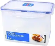 Lock & Lock HPL829 Easy Essentials Pantry Food Storage Container/Food Storage Bin, Tall - 16.5 Cup, Clear