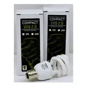 Vg Compact UVB 2.0 Heat Lamp Reptile Heat Spiral E27 - 2 Sizes