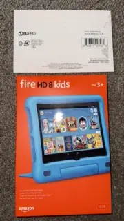Amazon Fire HD 8 Kids Ages 3-7 | 3GB memory, 13-hr battery, 32GB Blue + More