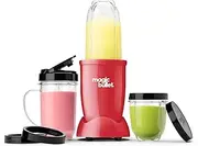 Magic Bullet 200W Value Pack, Hot-Rod Red, Light weight, compact, personal blender, ideal for Mixing, Whipping, Blending, Chopping, (MBR-1107GHR)