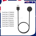 Charger For Fossil GEN 4th / 5th Smart Watch Wireless Charging Cable Black/White
