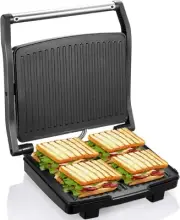 Panini Press Grill, Gourmet Sandwich Maker, Electric Indoor Grill with Non-S