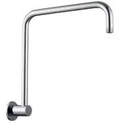 New Brass Chrome Gooseneck Wall Mounted High Shower Arm For Bathroom Shower Head