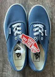 VANS Authentic Navy Classic Shoe - VN000EE3NVY - Unisex - 5.5 Men - 7.0 Women