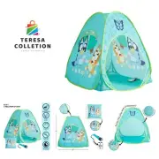 Bluey 3-Piece Adventure Slumber Set,Pop-Up Play Tent,Pillow & Flashlight,Fun ...