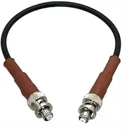 1Pcs RG58 SHV 5000V 5KV RP-BNC Male Jack to RPBNC Male Jack High Voltage Connector RF Coaxial Jumper Pigtail Cable 12inch~10M(6FT)