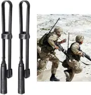 2x CS Tactical Foldable DualBand Antenna For Baofeng BF-F8HP UV-5R Walkie Talkie